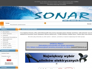 Sonar sklep internetowy, pontony, łodzie...